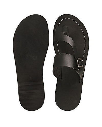 Men's one toe Slippers with buckle detail