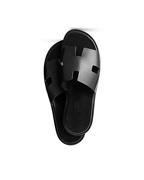 Hermes on sale slippers black