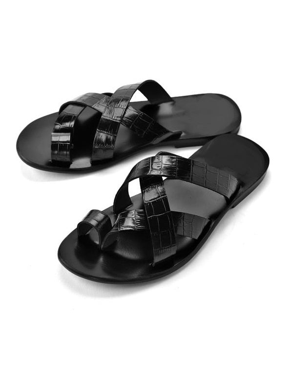 One toe cross pam slippers design – NaijaFootStore