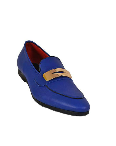 Kenn Banks Horsebit Belgian Loafers - BLUE