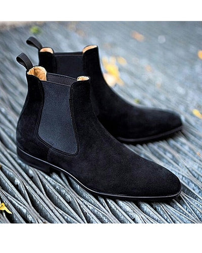 Men's Suede Chelsea Boots