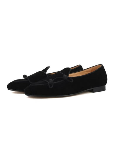 MEN'S SUEDE DOUBLE MONKSTRAP LOAFERS