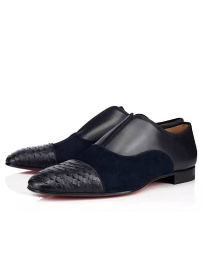 KENNBANKS SENIOR MEN OXFORD LOAFERS - BLACK