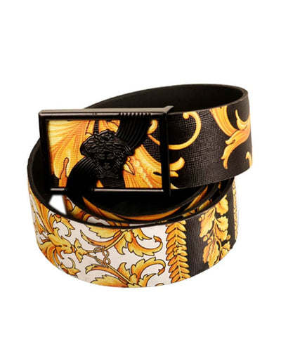 PURE LEATHER MEDUSA BELT