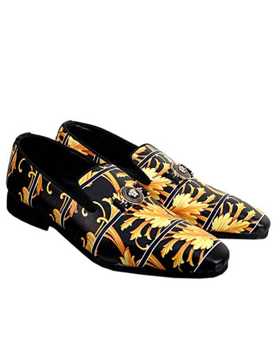 PURE LEATHER MEDUSA LOAFERS