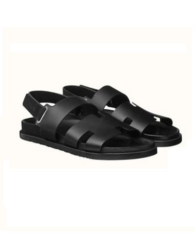 GOVERNORS H-SHAPED SANDAL - BLACK