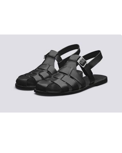 BLACK GOVERNORS VIM GLADIATOR SANDALS