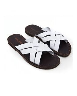 WHITE CROSS SLIPPERS - GOVERNORS